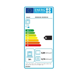 Zanussi ZCK552J1XA inox, szabadonálló, gáz, kombinált, főzőzóna: 4, sütő:54L, grill, tűzhely