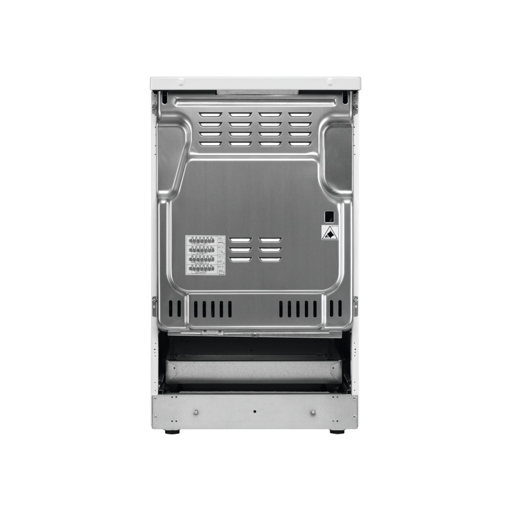 Zanussi ZCV540G1WA fehér, szabadonálló, kerámialapos, elektromos, főzőzóna: 4, sütő:54L, grill, tűzhely