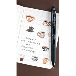 Zebra Sarasa Clip 0,5 Study with Coffee 5 db zselés toll készlet