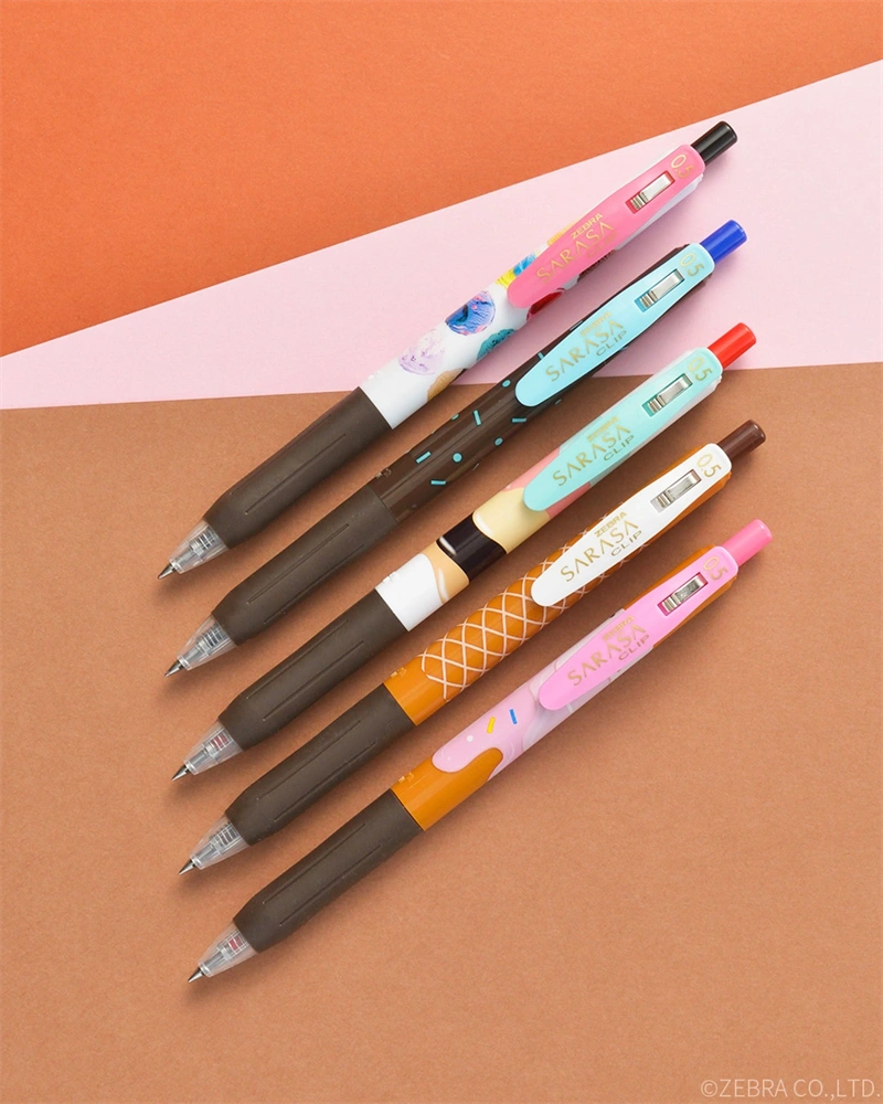 Zebra Sarasa Clip 0,7 Ice Cream 5 db zselés toll készlet