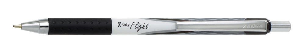 Zebra Z-Grip Flight 1,2 fekete-fehér testű fekete golyóstoll