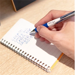 Zebra Z-Grip Flight 1,2 kék-fehér testű kék golyóstoll