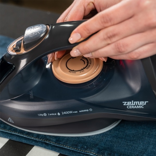 Zelmer ZIR1505 Ceramic szürke gőzölős vasaló