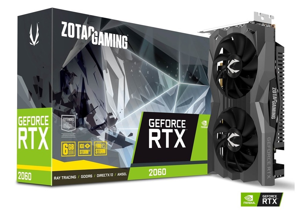 Zotac GAMING GeForce RTX 2060 nVidia 6GB GDDR6 192bit  PCIe videokártya