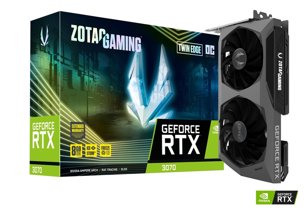 Zotac GAMING GeForce RTX 3070 Twin Edge OC LHR nVidia 8GB GDDR6 256bit  PCIe videokártya
