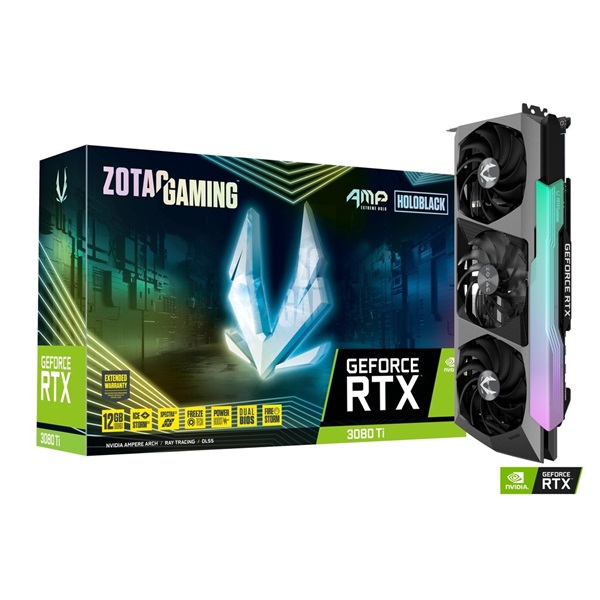 Zotac GAMING GeForce RTX 3080 Ti AMP Extreme Holo nVidia 12GB GDDR6X 384bit  PCIe videokártya