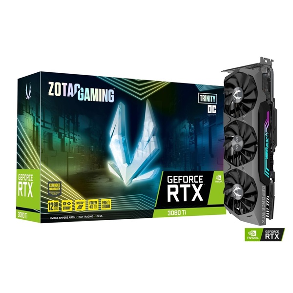 Zotac GAMING GeForce RTX 3080 Ti Trinity OC nVidia 12GB GDDR6X 384bit  PCIe videokártya