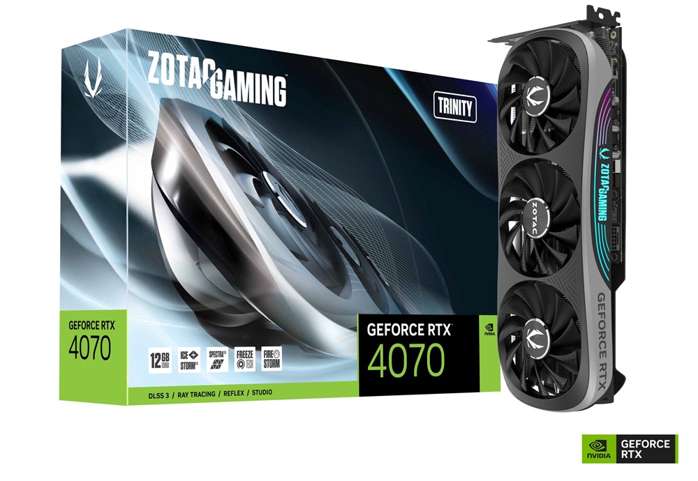 Zotac GAMING GeForce RTX 4070 Trinity nVidia 12GB GDDR6X 192bit PCIe videókártya