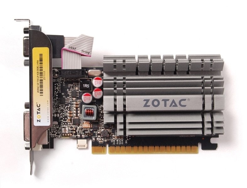Zotac GeForce GT 730 Zone Edition nVidia 4GB DDR3 64bit  PCIe videokártya