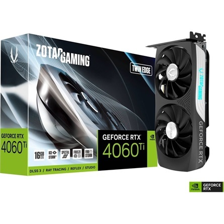 Zotac GeForce RTX 4060 Ti Twin Edge nVidia 16GB GDDR6 128bit PCIe videókártya