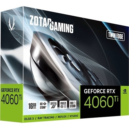 Zotac GeForce RTX 4060 Ti Twin Edge nVidia 16GB GDDR6 128bit PCIe videókártya