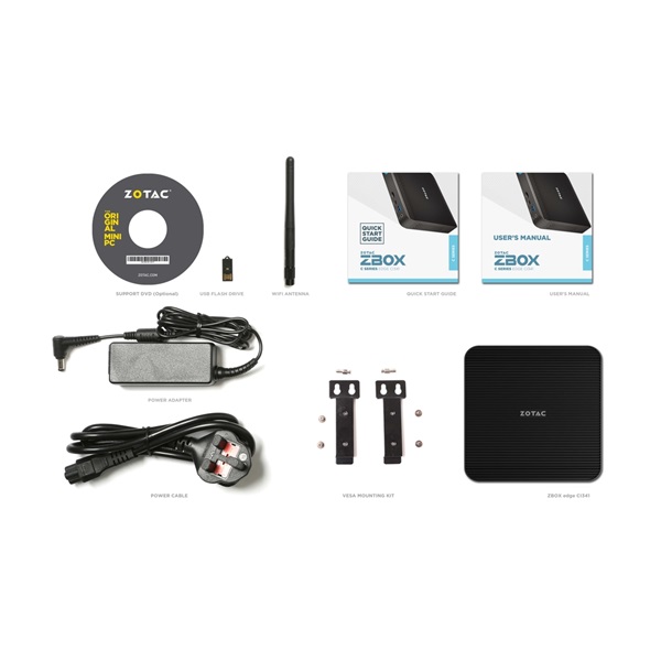 Zotac ZBOX-CI341-BE mini Intel barbone asztali PC