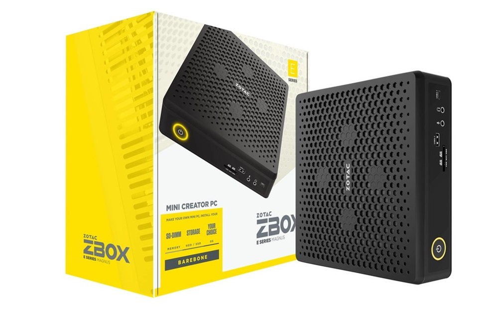 Zotac ZBOX-EN072070S (i7-10750H/2x SO-DIMM DDR4/1x SATA, 1x M.2/ RTX 2070S) Intel barbone asztali PC