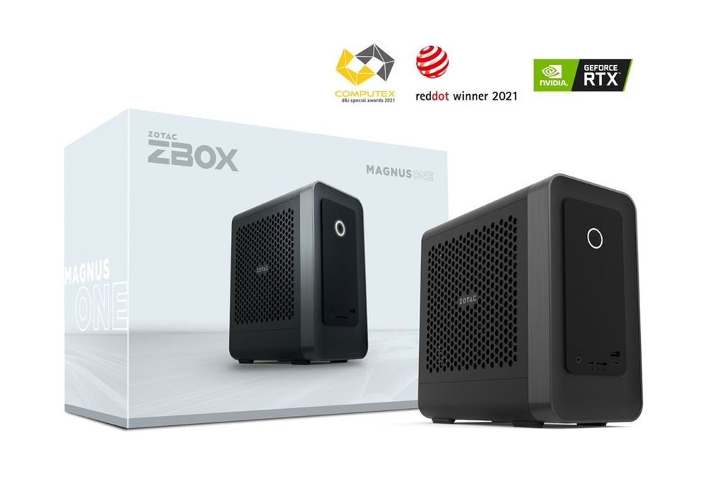 Zotac ZBOX ECM73070C-BE (teljes értékű, nem LHR RTX 3070 videokártyával!) Intel barbone asztali PC