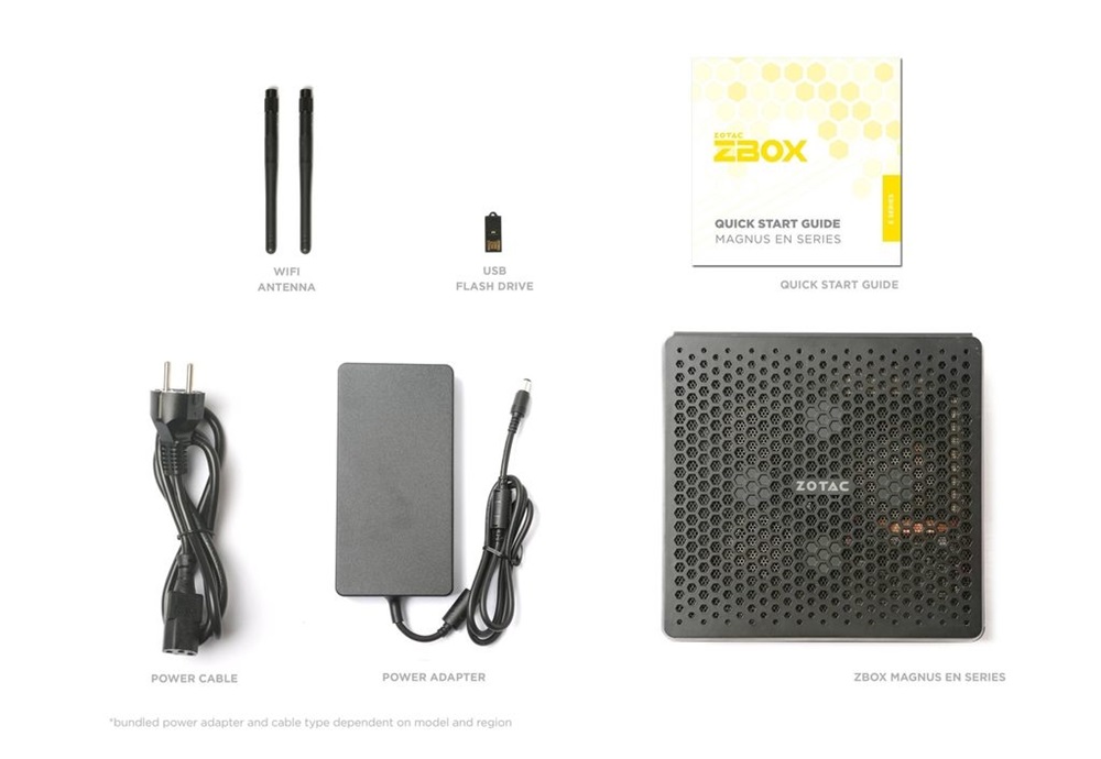 Zotac ZBOX-EN374070C-BE Mini/Core i7-13700HX/RTX 4070/fekete barebone asztali számítógép