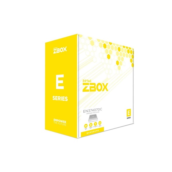 Zotac ZBOX-EN374070C-BE Mini/Core i7-13700HX/RTX 4070/fekete barebone asztali számítógép