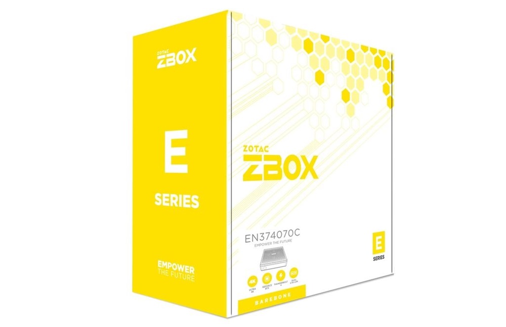 Zotac ZBOX-EN374070C-BE Mini/Core i7-13700HX/RTX 4070/fekete barebone asztali számítógép