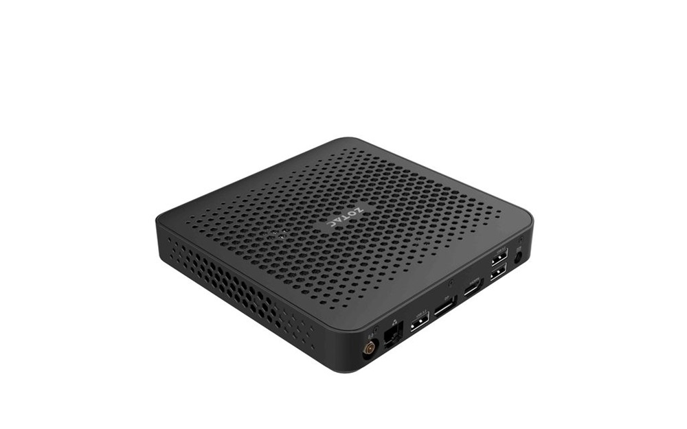 Zotac ZBOX-MI351-E Mini/Intel N100/fekete barebone asztali számítógép