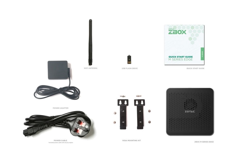 Zotac ZBOX-MI648-BE Mini/Core i5-1340P/fekete barebone asztali számítógép