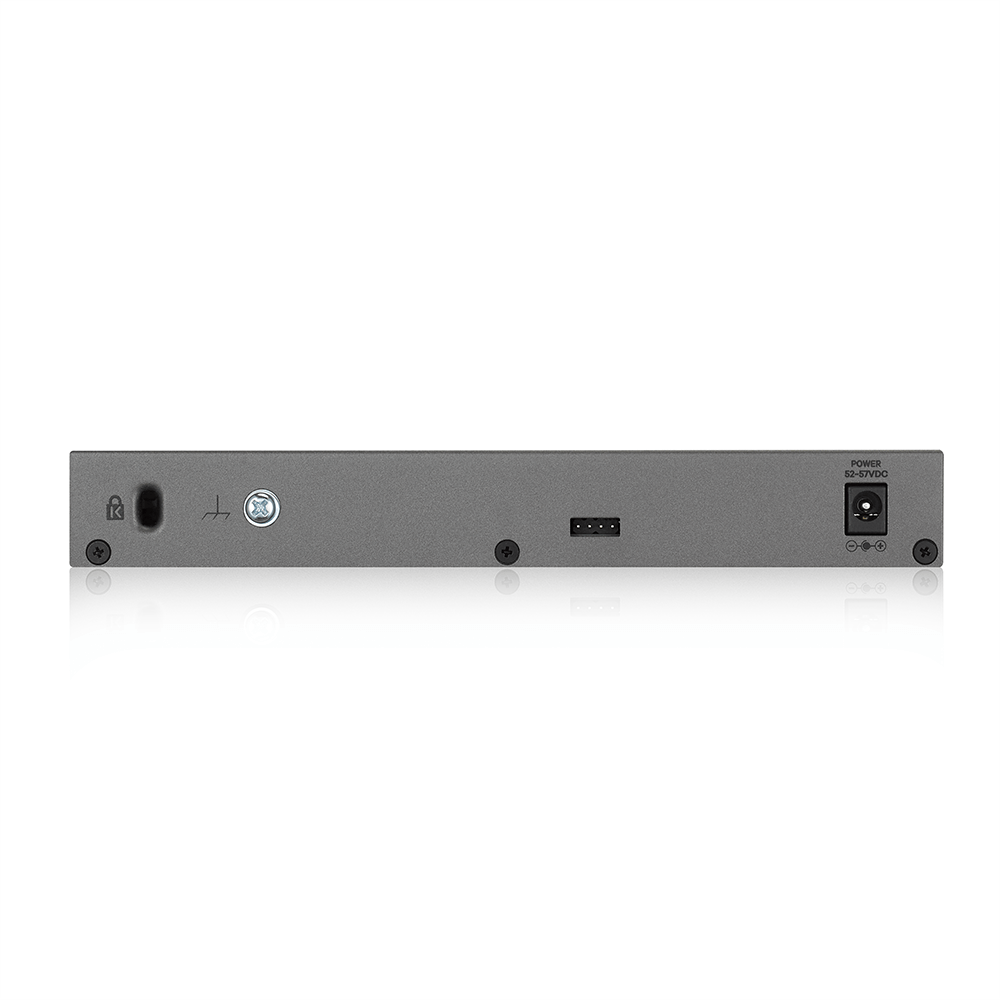 ZyXEL GS1350-6HP 5x GbE LAN PoE (60W) 1x GbE SFP smart menedzselhető CCTV PoE switch