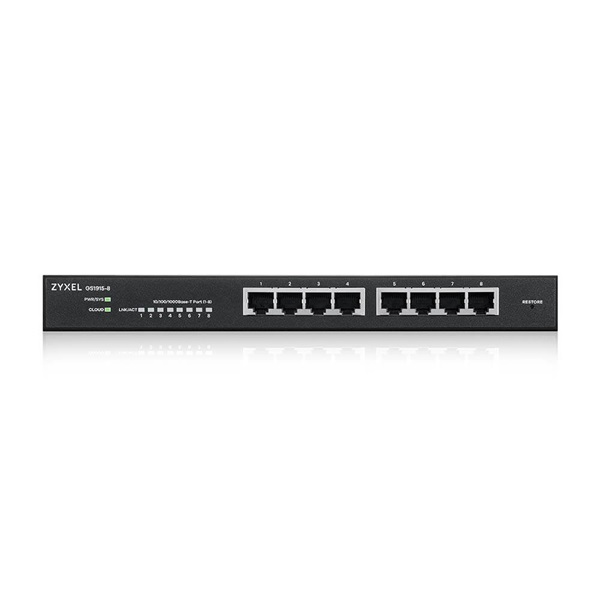 ZyXEL GS1915-8-EU0101F 8x GbE LAN smart menedzselhető asztali Switch