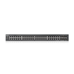 ZyXEL GS2220-50 44port GbE LAN 2xGbE SFP 4xGbE RJ45/SFP Combo port L2 menedzselhető switch