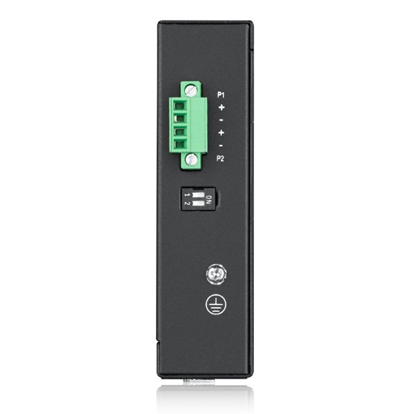 ZyXEL RGS100-5P 4port GbE LAN (120W) PoE 1port GbE SFP ipari switch