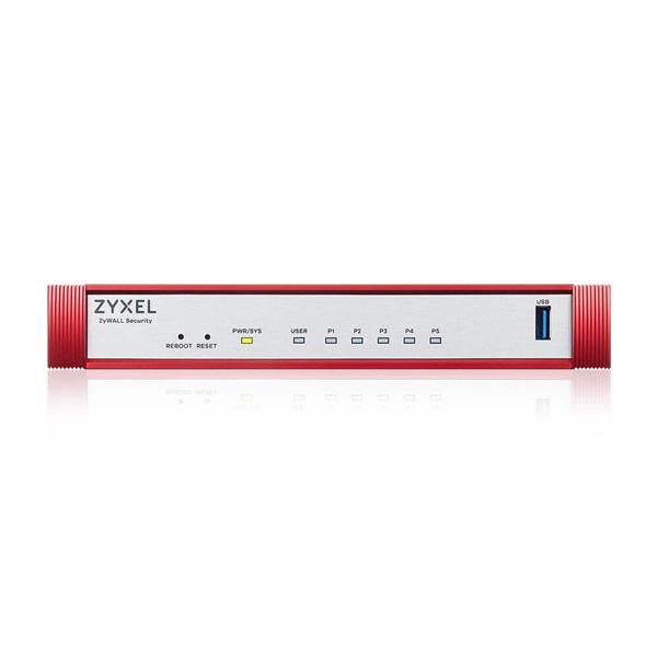 ZyXEL USGFLEX50H 5xGbE LAN/DMZ 1xUSB port Tűzfal + 1 év Entry Defense Pack