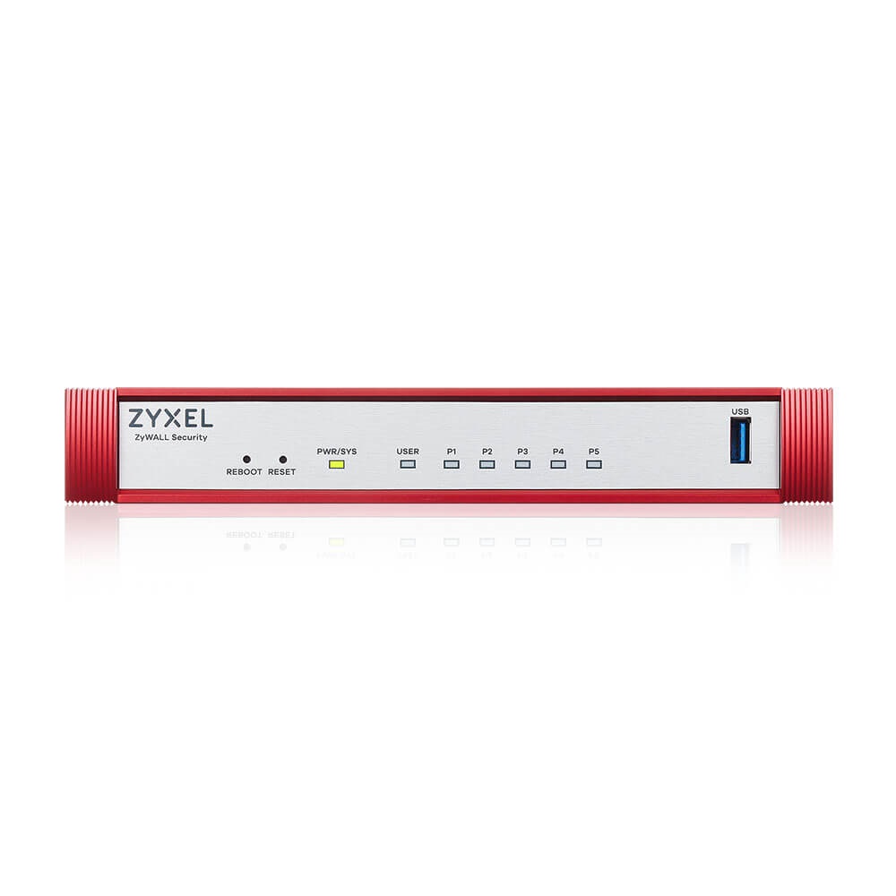 ZyXEL USGFLEX50H 5xGbE LAN/DMZ 1xUSB port Tűzfal + 1 év Entry Defense Pack