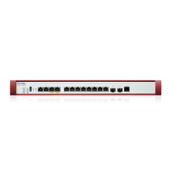ZyXEL USGFLEX700H 2x2.5GbE Multi-Gig 2x10GbE PoE+ 8xGbE LAN/DMZ 2xSFP+ 1xUSB port Tűzfal + 1 év Entry Defense Pack