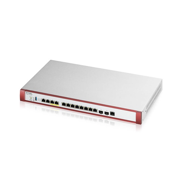 ZyXEL USGFLEX700H 2x2.5GbE Multi-Gig 2x10GbE PoE+ 8xGbE LAN/DMZ 2xSFP+ 1xUSB port Tűzfal + 1 év Entry Defense Pack