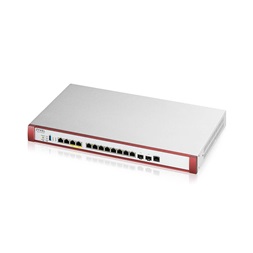 ZyXEL USGFLEX700H 2x2.5GbE Multi-Gig 2x10GbE PoE+ 8xGbE LAN/DMZ 2xSFP+ 1xUSB port Tűzfal + 1 év Gold Security Pack