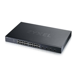 ZyXEL XGS1935-28 24port GbE LAN 4port 10GbE SFP+ Lite-L3 smart menedzselhető switch