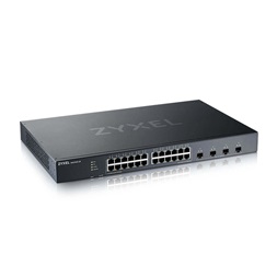 ZyXEL XGS1935-28 24port GbE LAN 4port 10GbE SFP+ Lite-L3 smart menedzselhető switch