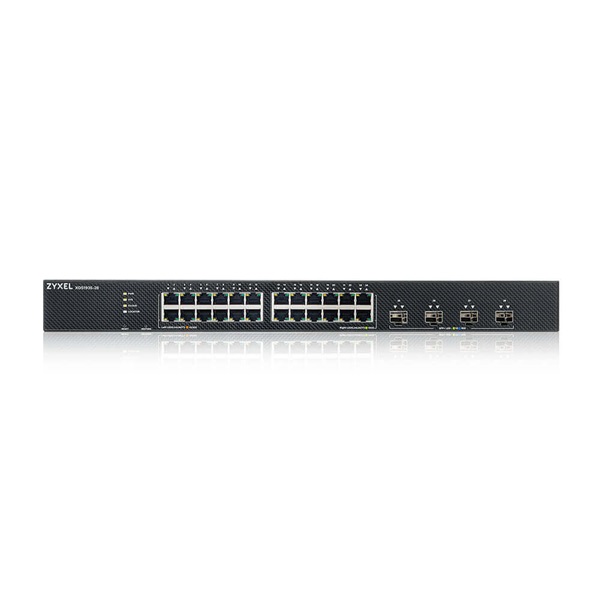 ZyXEL XGS1935-28 24port GbE LAN 4port 10GbE SFP+ Lite-L3 smart menedzselhető switch