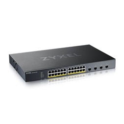 ZyXEL XGS1935-28 24port GbE LAN 4port 10GbE SFP+ Lite-L3 smart menedzselhető switch
