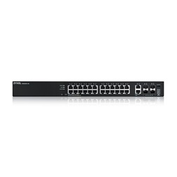ZyXEL XGS2220-30 24xGbE LAN 2x10mG RJ45 LAN 4x10GbE SFP+ port L3 menedzselhető switch