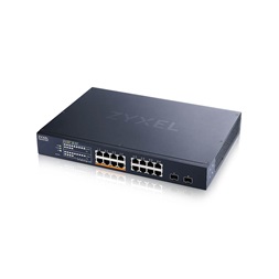 ZyXEL XMG1915-18EP 8x2.5GbE Multi-Gig LAN+8x2.5GbE Multi-Gig PoE++ LAN (180W) 2x10G SFP+ Smart menedzselhető PoE switch