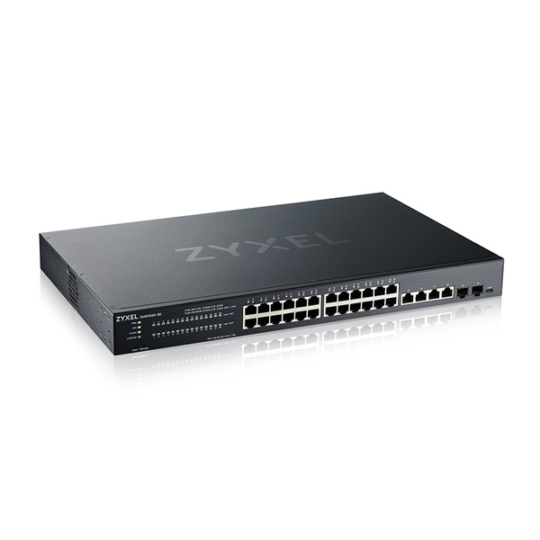 ZyXEL XMG1930-30 24x2.5GbE Multi-Gig LAN 4x10GbE RJ45 2xSFP+ port L2 Smart menedzselhető switch