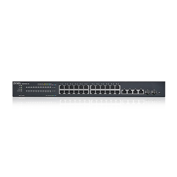 ZyXEL XMG1930-30 24x2.5GbE Multi-Gig LAN 4x10GbE RJ45 2xSFP+ port L2 Smart menedzselhető switch
