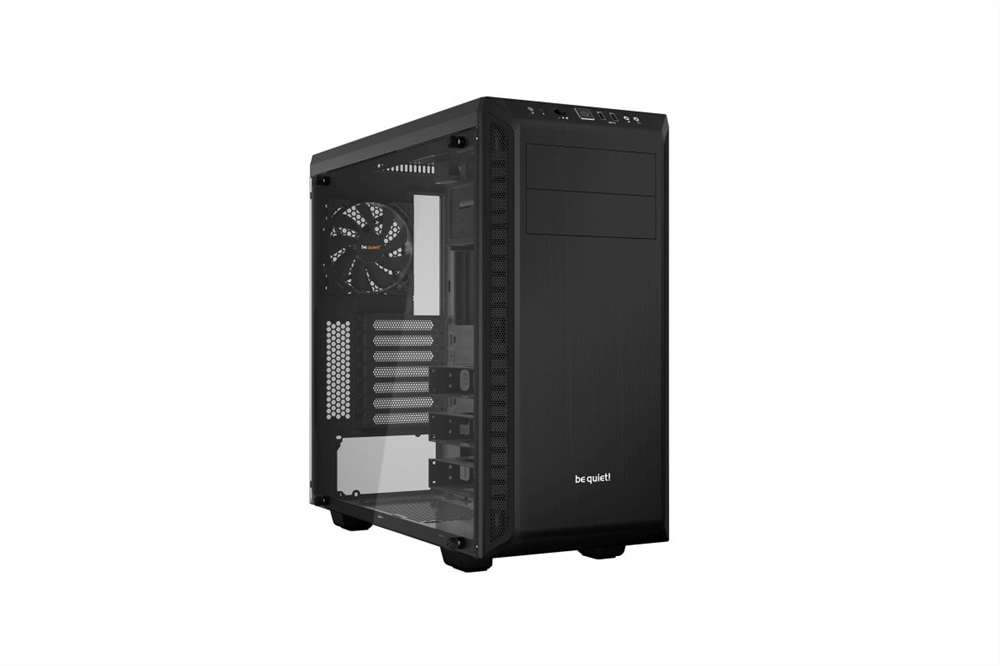 Be Quiet! Pure Base 600 fekete (táp nélküli) ablakos ATX ház