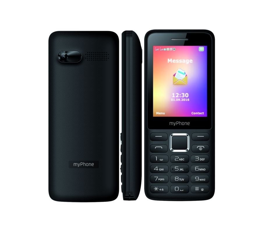 myPhone 6310 2G 2,4" Dual SIM fekete mobiltelefon