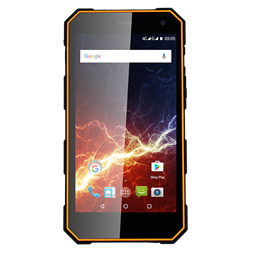 HAMMER ENERGY 2 5,5" 3/32GB LTE Dual SIM fekete-narancs csepp-, por- és ütésálló okostelefon