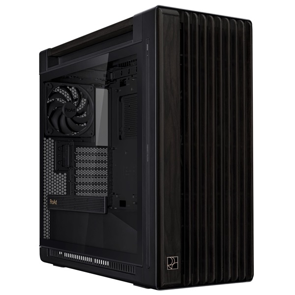 ASUS ProArt PA602 Wood TG fekete (táp nélküli) ablakos EATX ház
