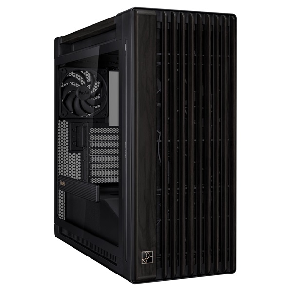 ASUS ProArt PA602 Wood TG fekete (táp nélküli) ablakos EATX ház