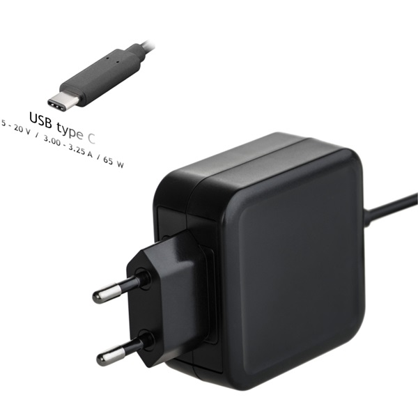 Akyga AK-ND-70 5-20V/3-3,25A/65W USB Type-C Univerzális notebook hálózati töltő