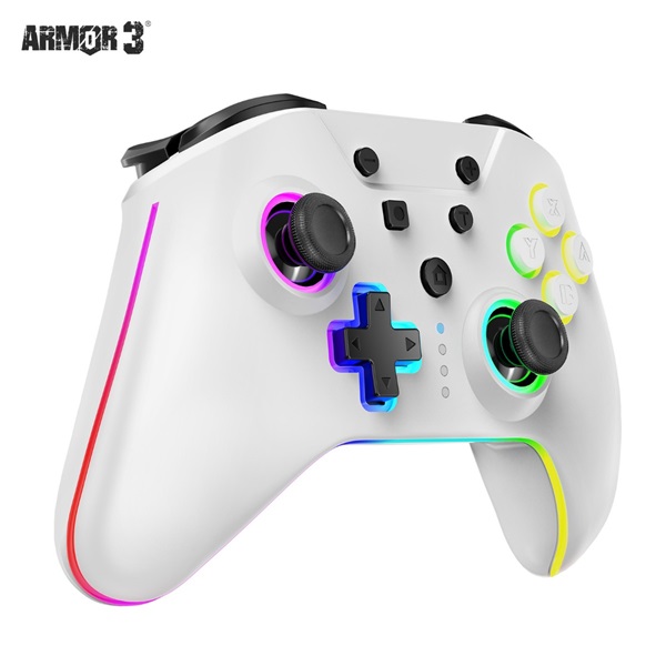 Armor3 M07619-WHHE NuRival Nintendo Switch/OLED fehér vezeték nélküli Hall Effect Stick kontroller
