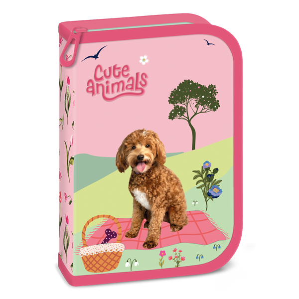 Ars Una Cute Animals Doggie 25 (5458) töltött tolltartó