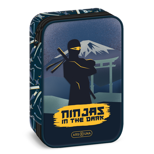 Ars Una Ninjas in the dark 25 (5457) többszintes tolltartó