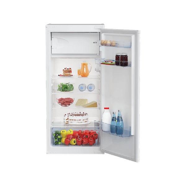 Beko BSSA210K4SN fehér, egyajtós, beépíthető, Hűtő:156L, Fagyasztó:19L, Minfrost hűtőszekrény